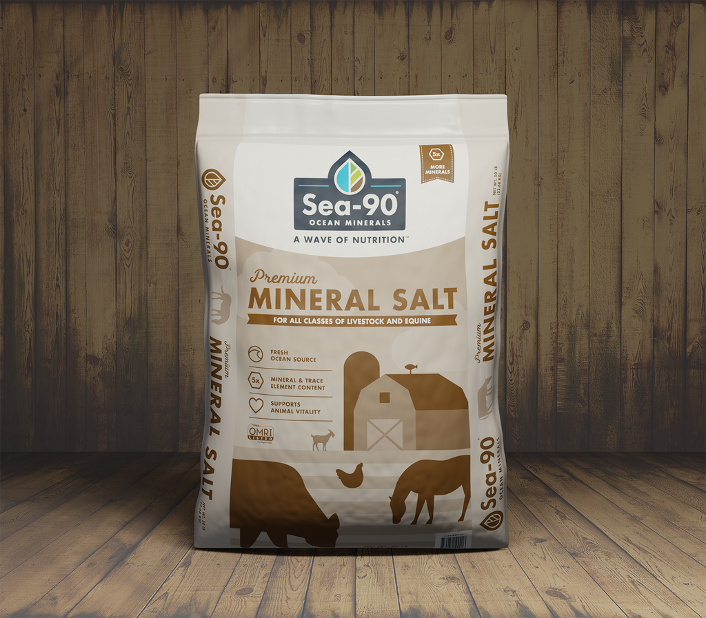 Bag of premium mineral salt